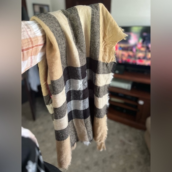 PLAID blanket scarf for winter - Picture 2 of 2